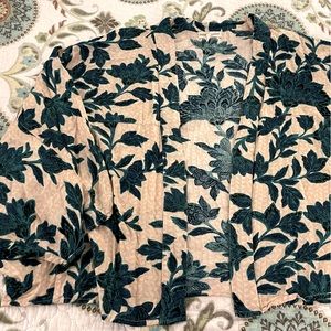 Anthropologie Andersen & Lauth open 3/4 dolman sleeve shrug